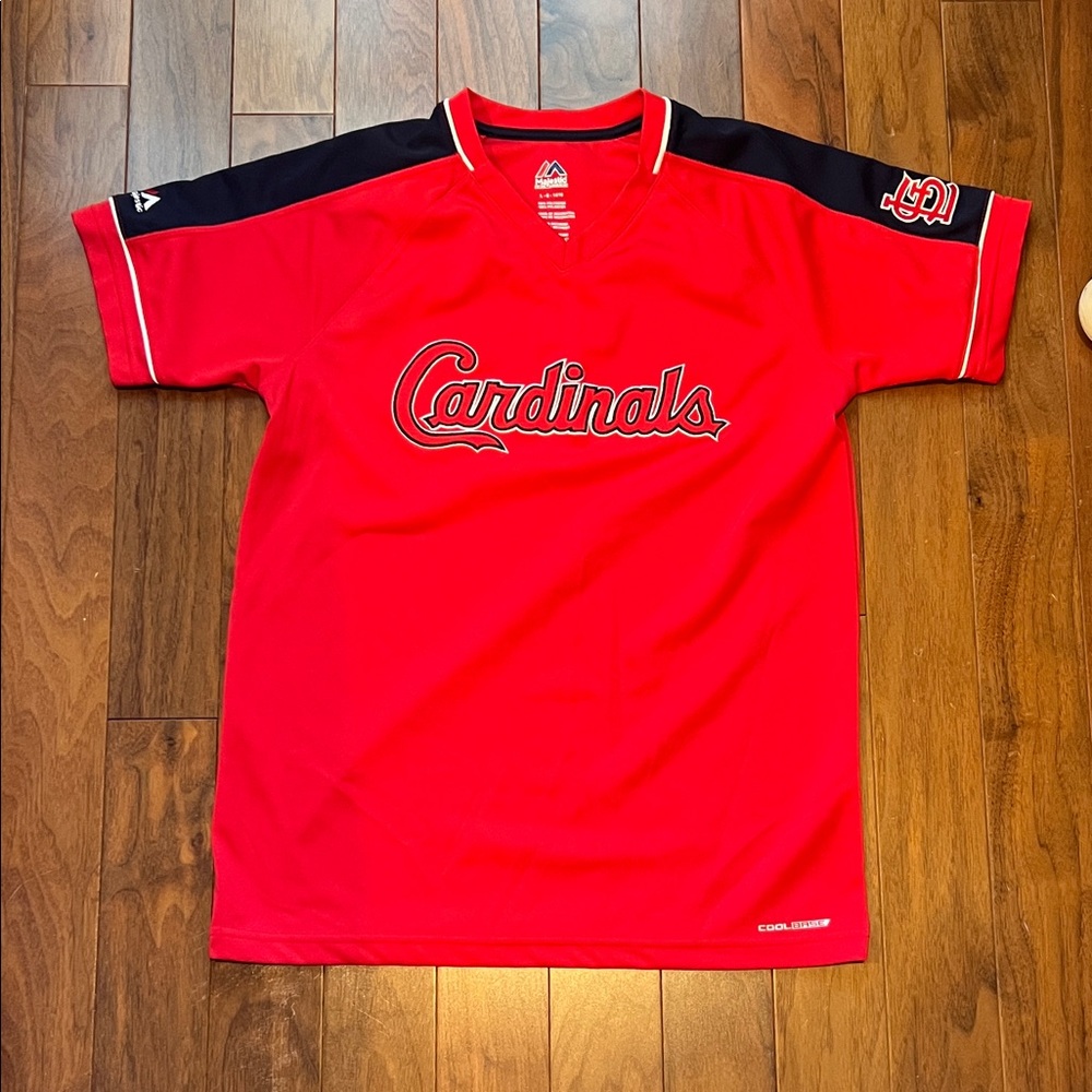 St Louis Cardinals Kids Red Baseball Jersey size YL 14/16